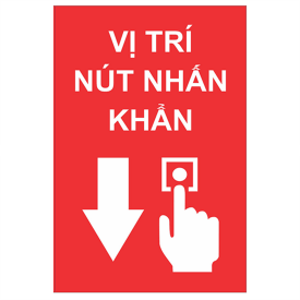 Bảng vị trí nút nhấn báo cháy khẩn cấp